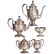 Sterling Silver Five Piece Tea Service by Towle