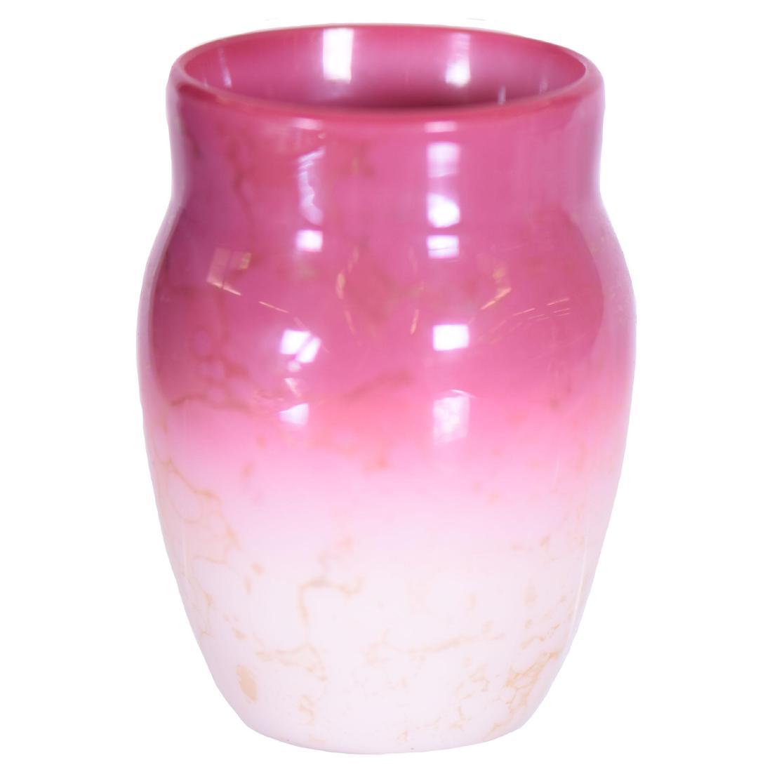 Pink Agata Art Glass Toothpick Holder - 2.75" (1 of 1)