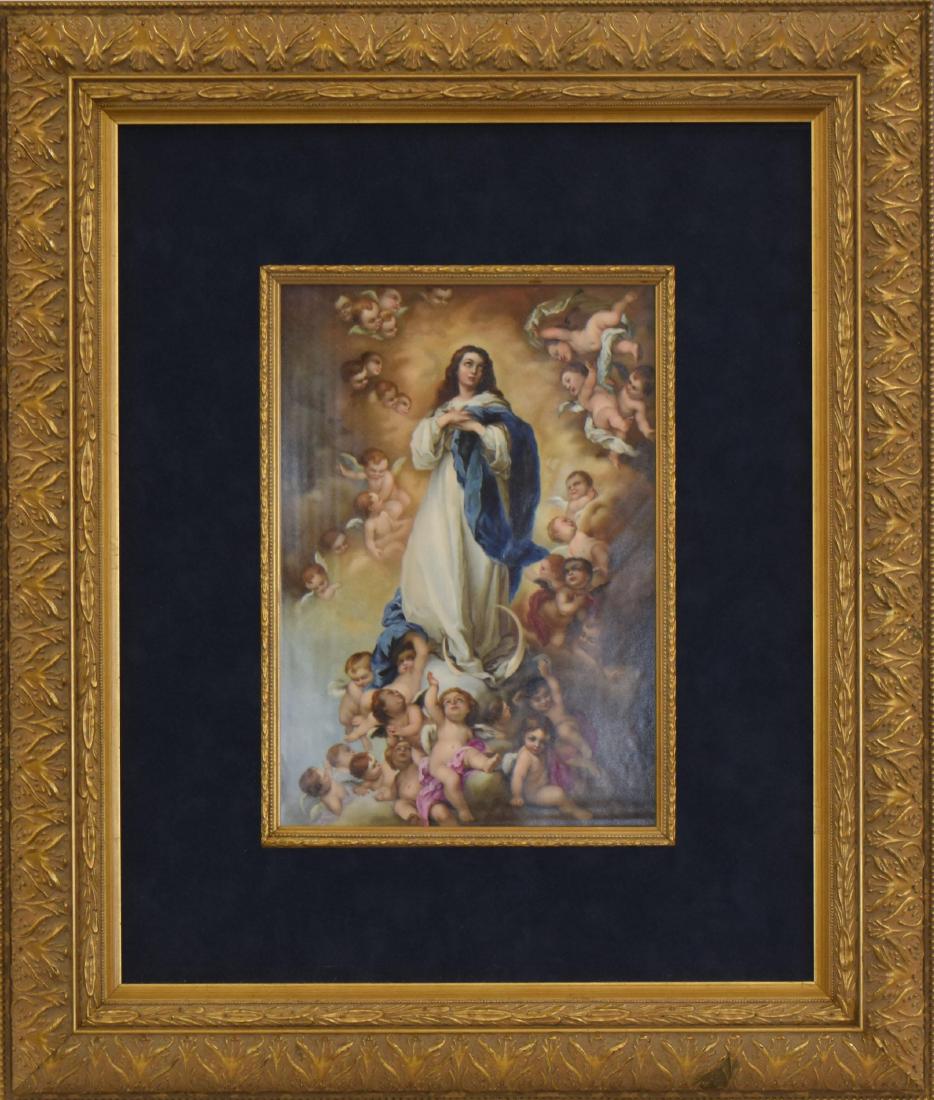 Marked KPM Porcelain Plaque (1 of 6)