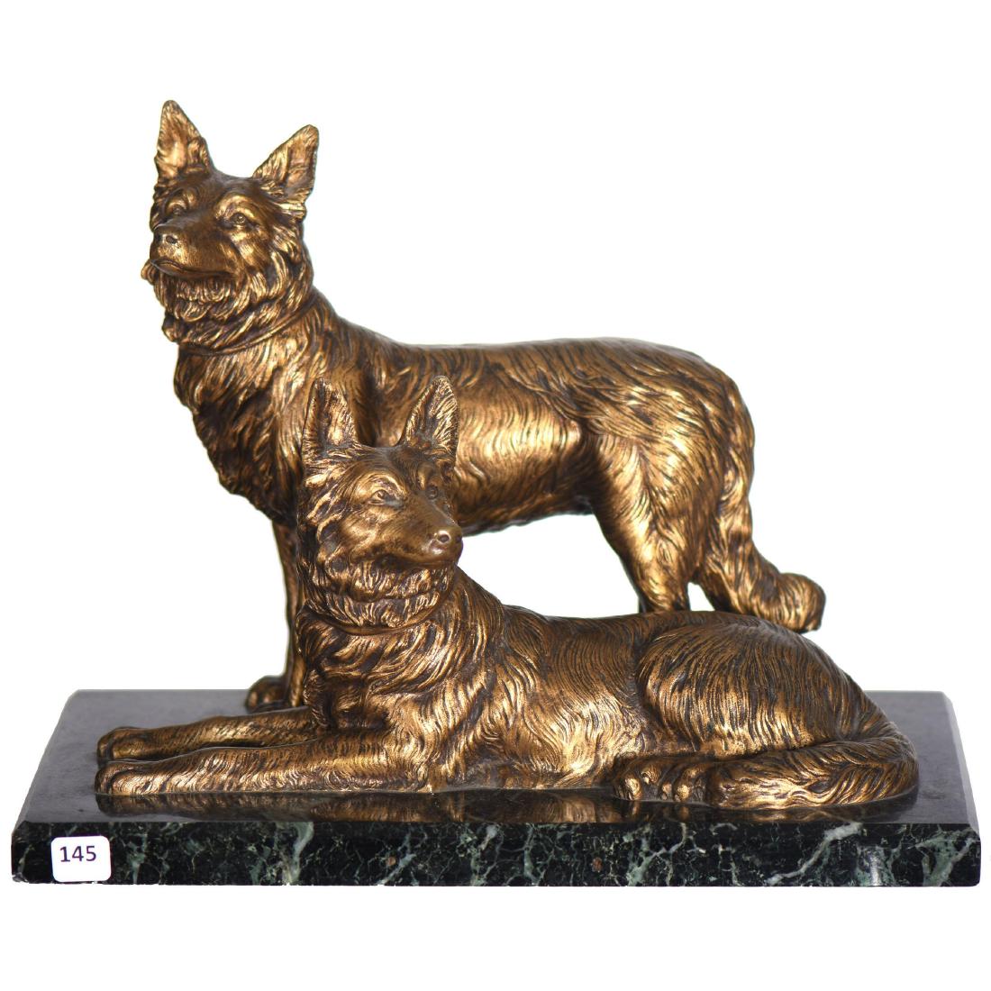 Bronze Figural Group - 11.5" X 14.5" X 9" (1 of 3)