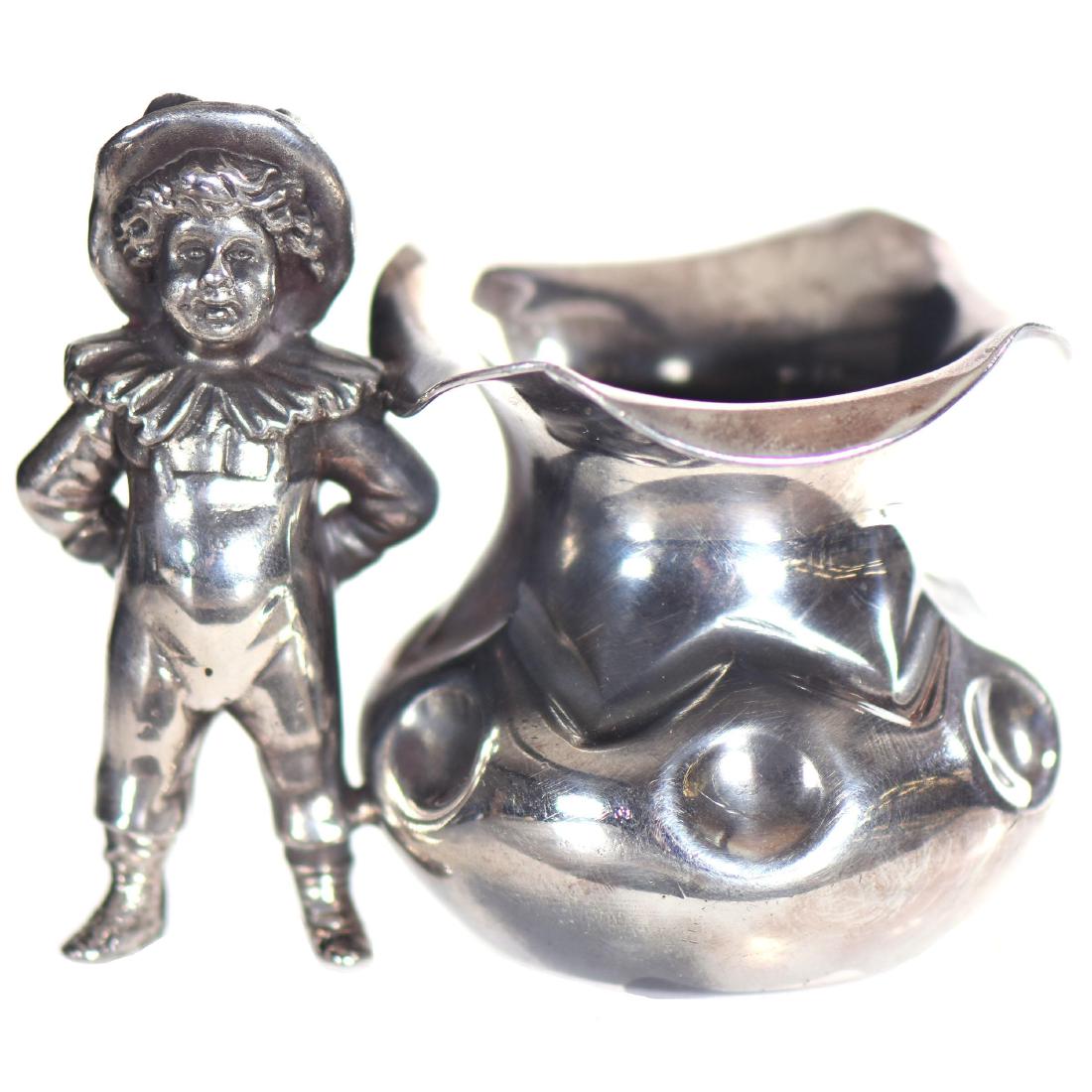 Figural Silverplate Toothpick Holder - 3.25" X 4" (1 of 2)