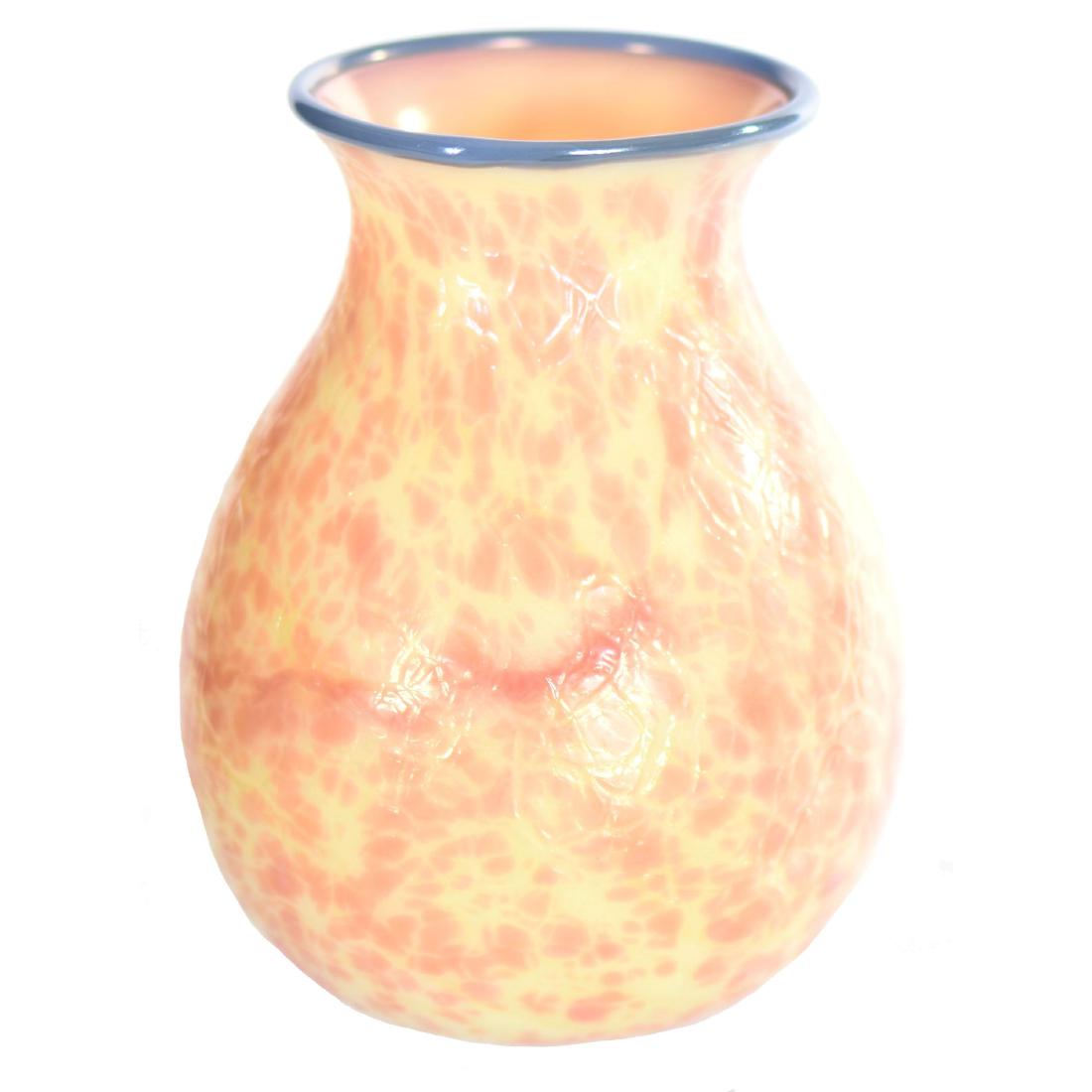 Contemporary Art Glass Vase - 4.75" X 3.75" (1 of 2)