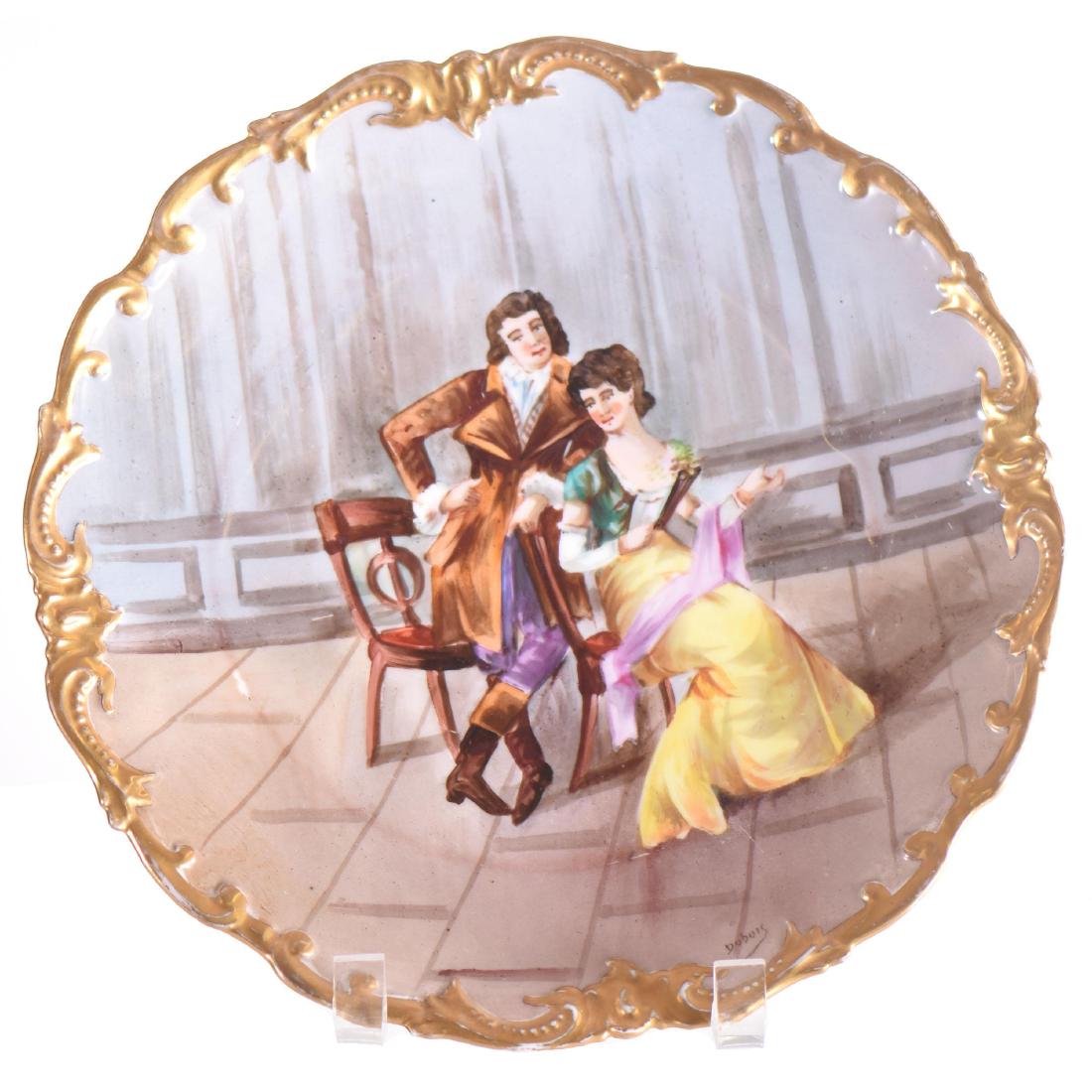 Plaque - Marked Coronet Limoges - 10.75" (1 of 4)