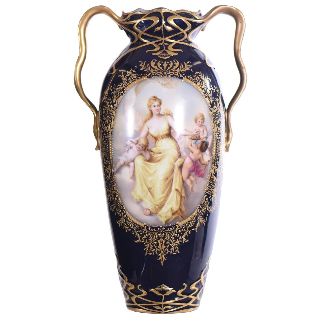 Sevres Two-Handled Vase - Unmarked - 20.5" X 11.5" (1 of 5)
