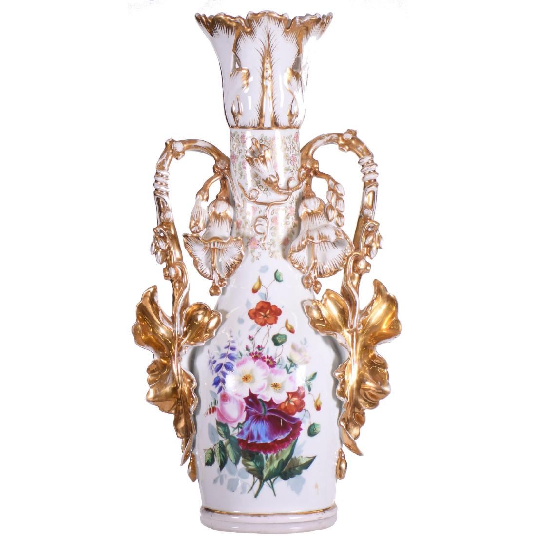 Old Paris Two-Handled Vase - 19.75" X 10.5" (1 of 3)