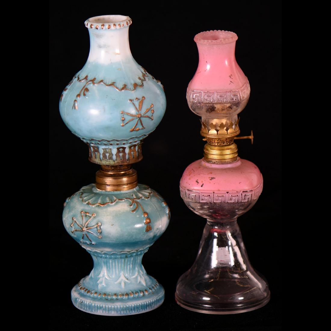 (2) Miniature Kerosene Lamps (1 of 2)