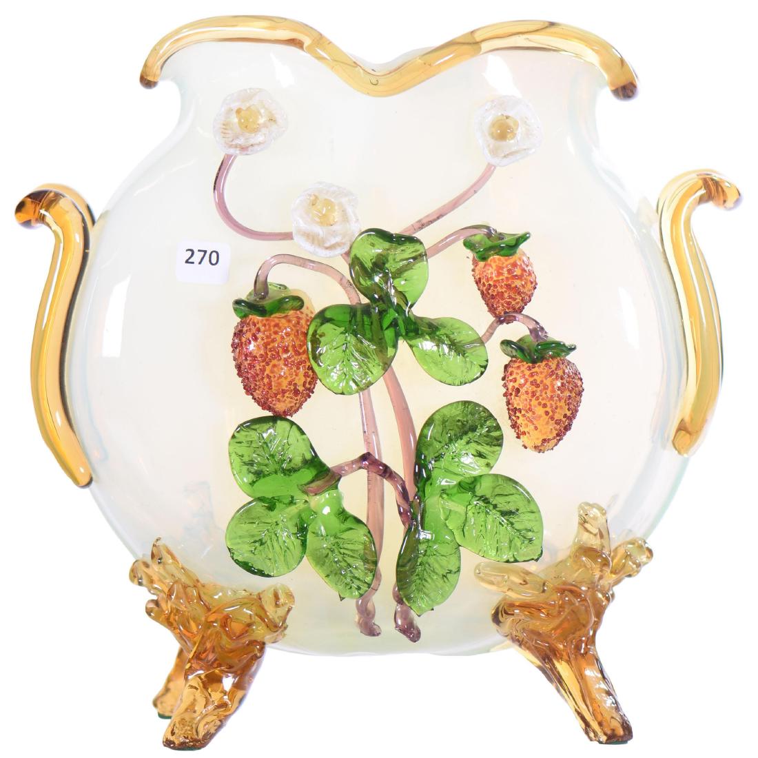 Wonderful Stevens & Williams Art Glass Vase - 12"X12" (1 of 5)