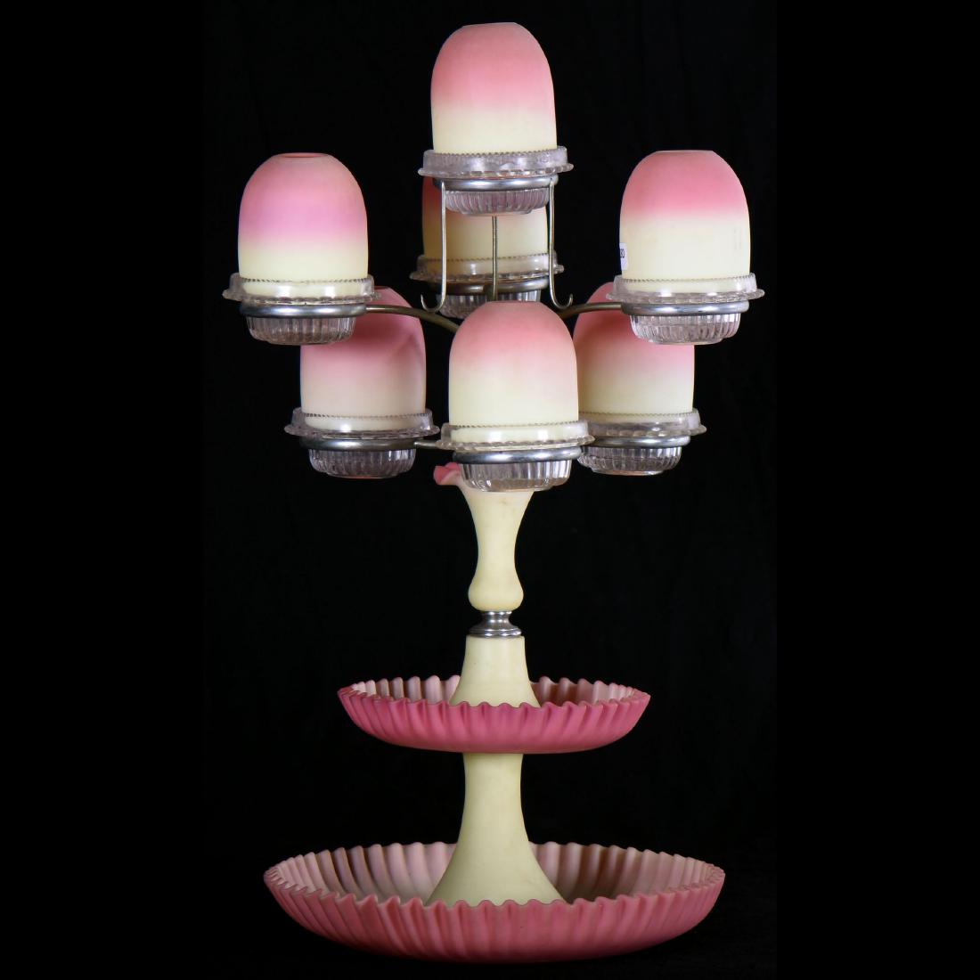 Splendid Burmese Seven-Light Centerpiece -24.5"X13.5" (1 of 3)