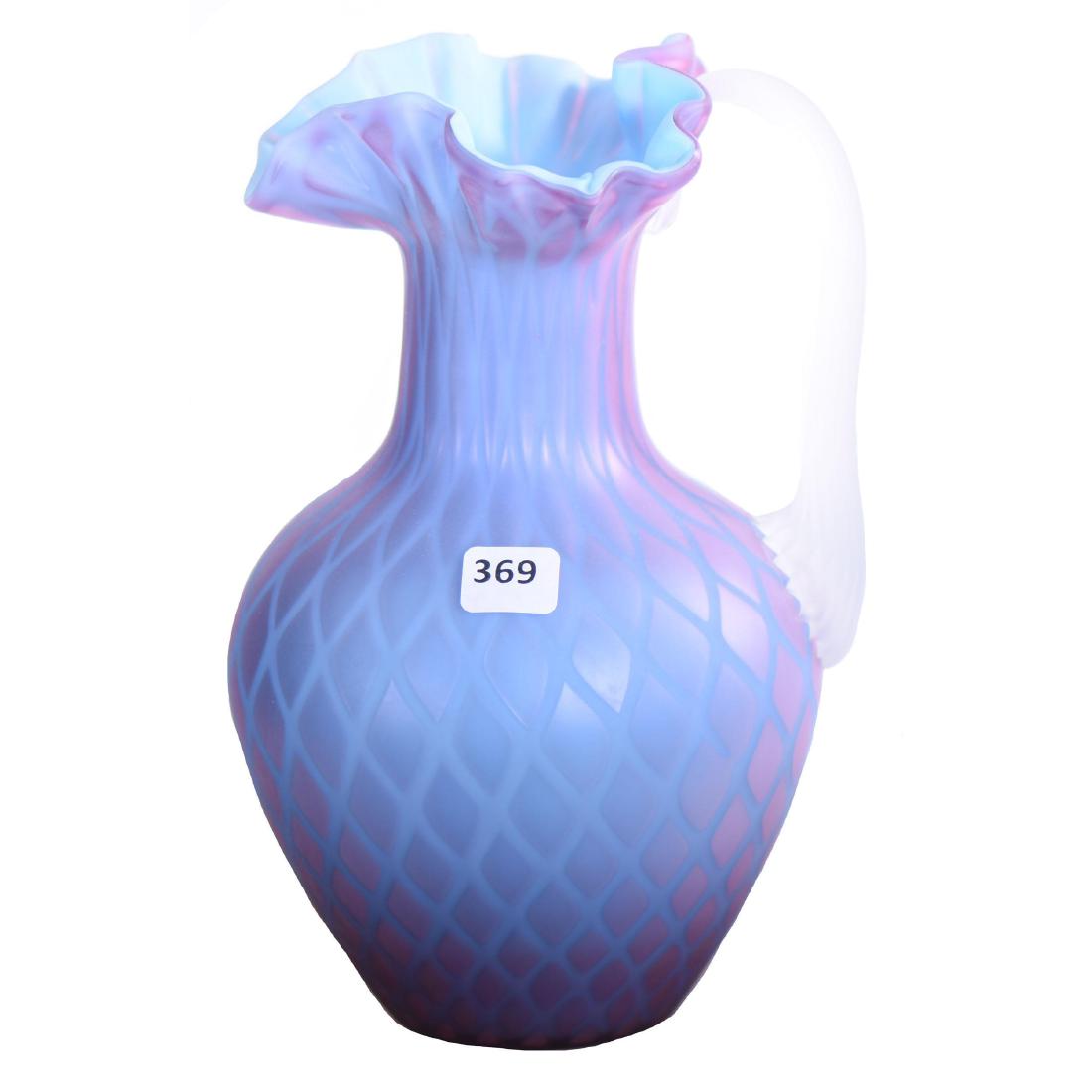 Art Glass Pitcher - 9" X 6" (1 of 2)