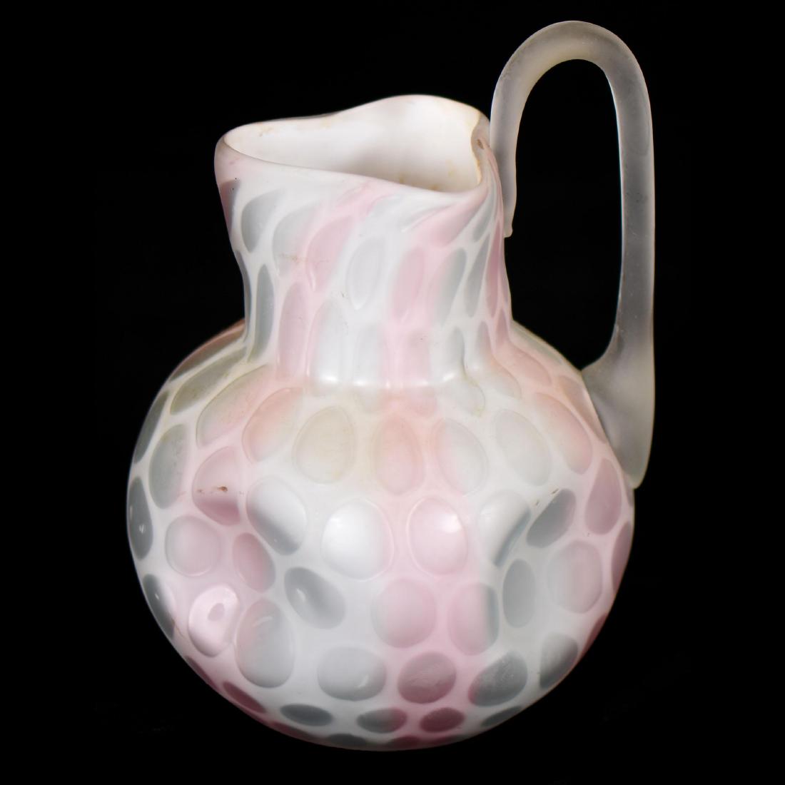 Art Glass Pitcher - 7" X 5" (1 of 2)