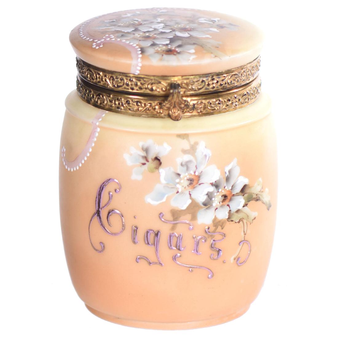 Nakara "Cigars" Jar - Marked - 5.75" X 4" (1 of 3)