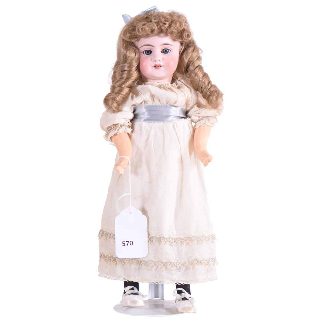 German Bisque Head Doll - Approximately 15" (1 of 3)