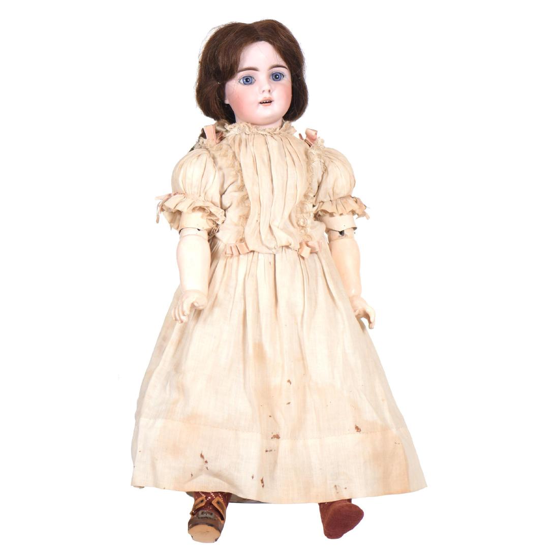 German Bisque Head Phonograph Doll - Approximately 22" (1 of 4)