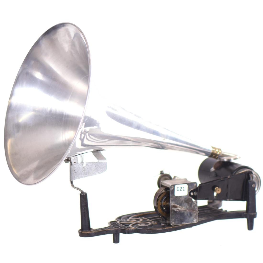 Puck German Skeletal Cylinder Phonograph (1 of 3)