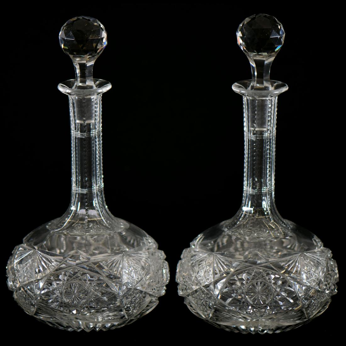 Pair Decanters - ABCG - 11.5" (1 of 2)