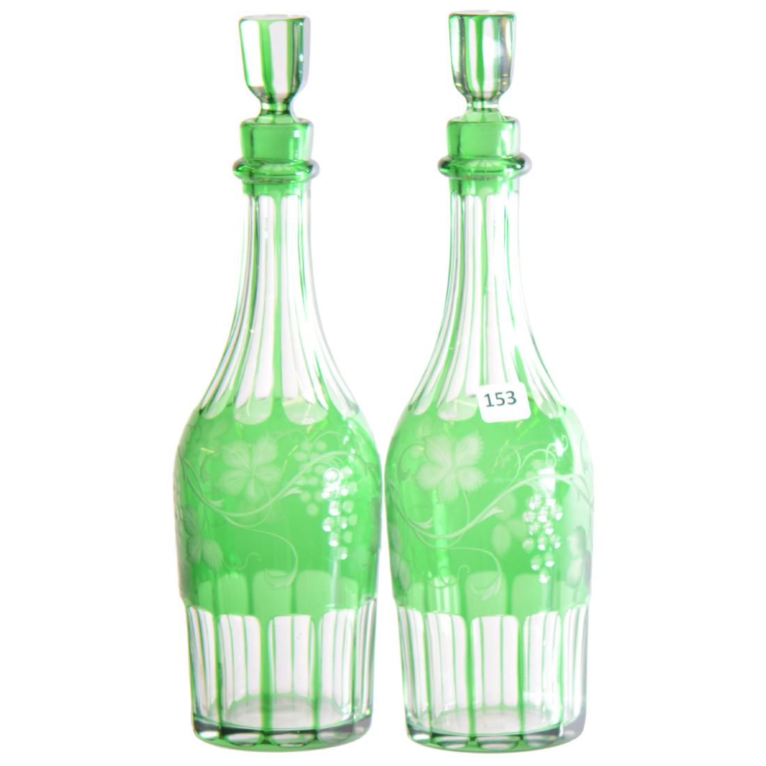 Pair Whiskey Bottles - ABCG - 12.75" (1 of 2)