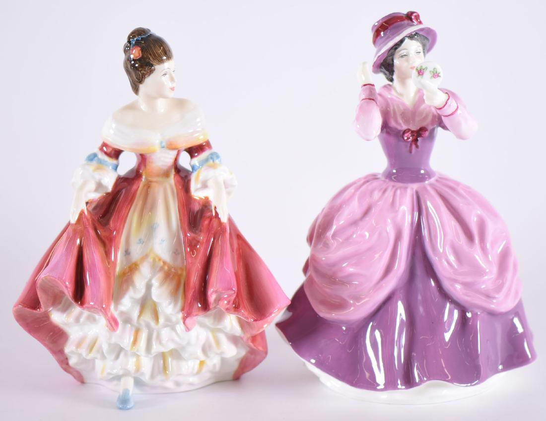 (2) Figurines - Royal Doulton - 8": (2) Figurines - Royal Doulton - 8" - (1) Lady Pamela HN#2718 - (1) Southern Belle HN#2229 - to Ensure Every Item Sells, We Have Placed Low Starting Bids on Every Item, and All Items Will Sell Without