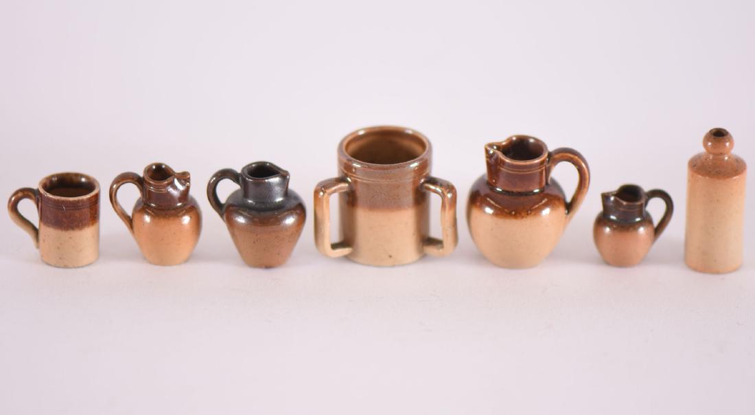 (7) Unmarked Royal Doulton Miniature Items (1 of 2)