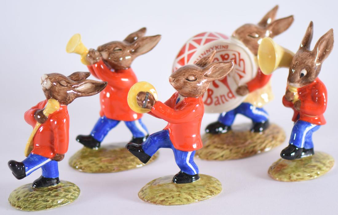 (5) Royal Doulton Bunnykin Figurines (1 of 3)
