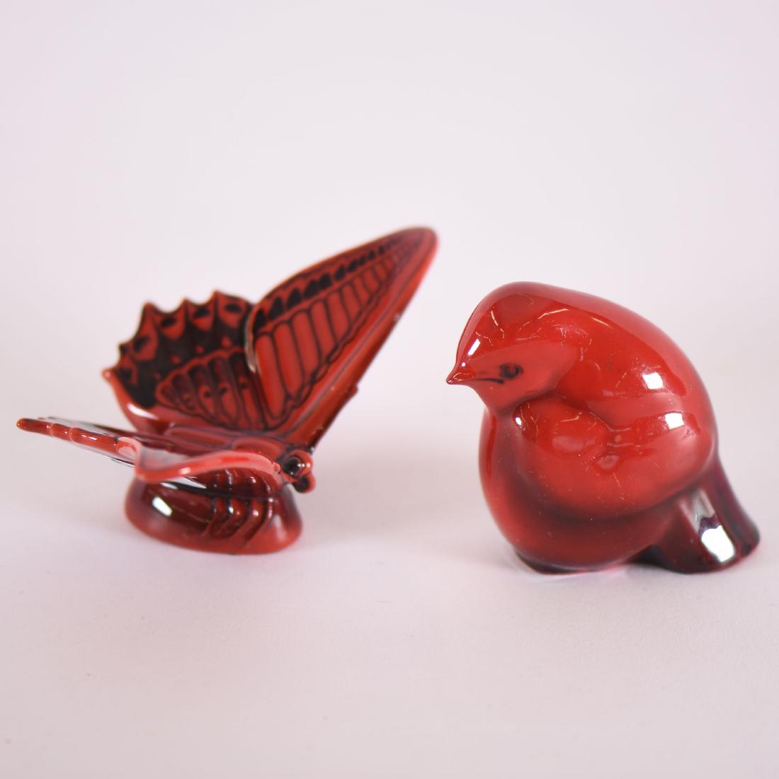 (2) Figurines - Royal Doulton Flambe (1 of 3)