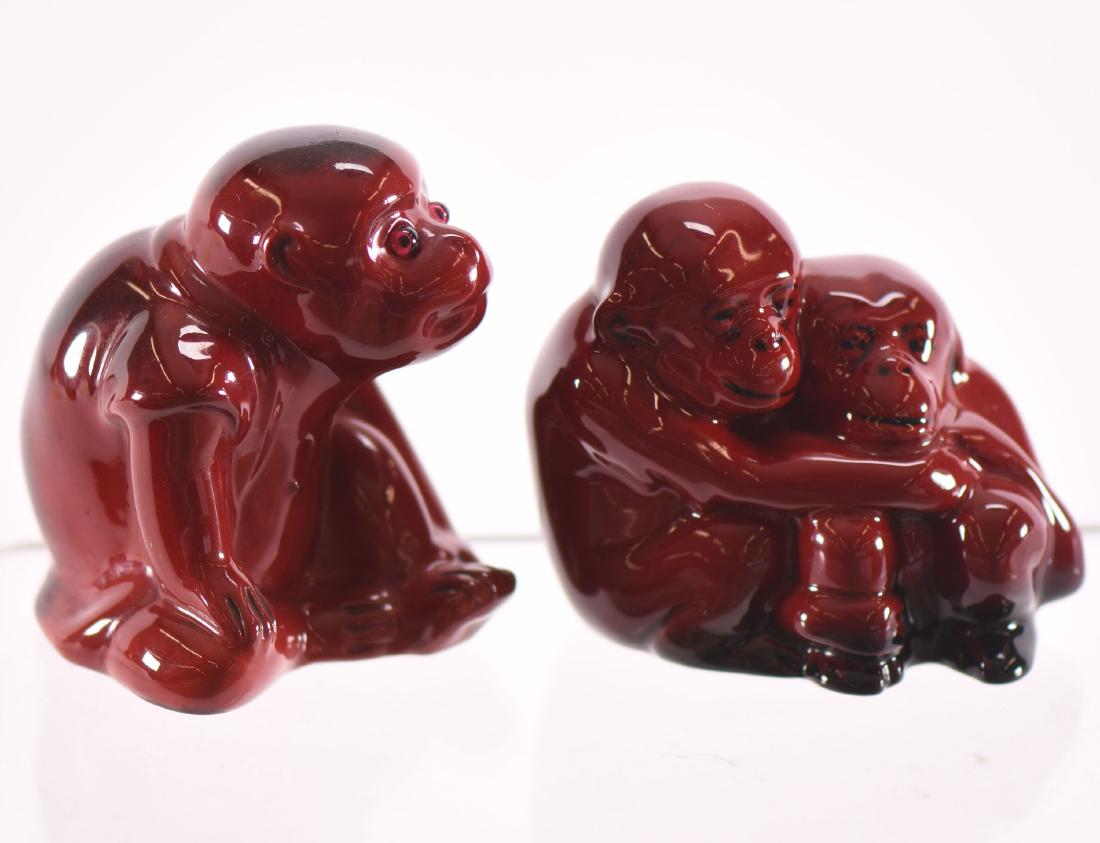 (2) Figurines - Royal Doulton Flambe (1 of 4)