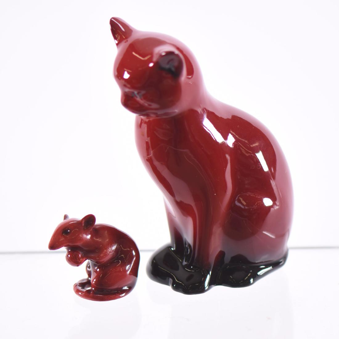 (2) Figurines - Royal Doulton Flambe (1 of 3)