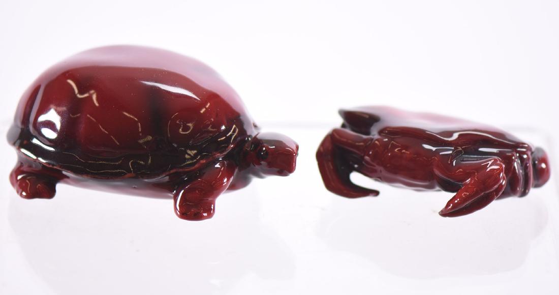 (2) Figurines - Royal Doulton Flambe (1 of 3)