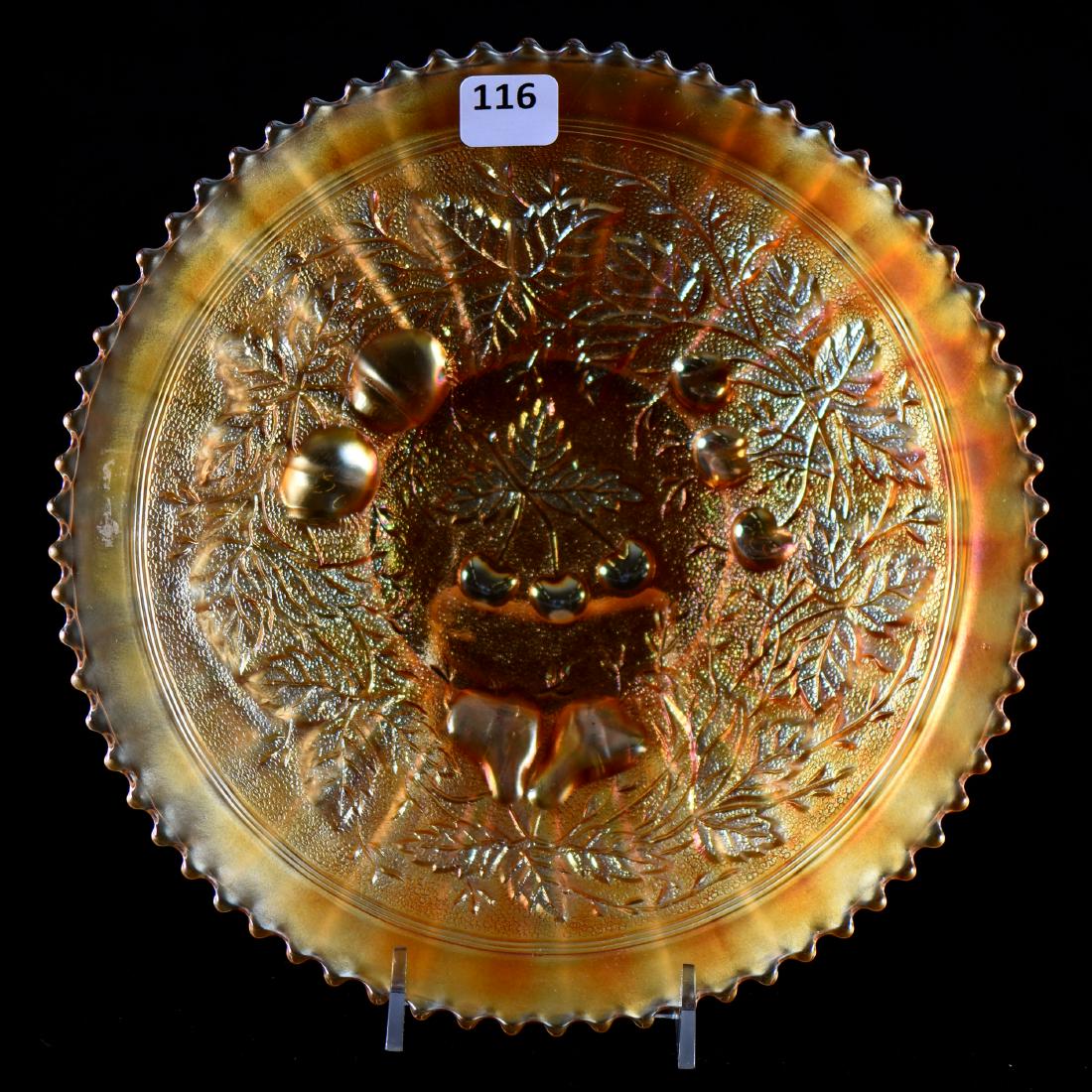 Plate - Carnival Glass - 9" (1 of 2)