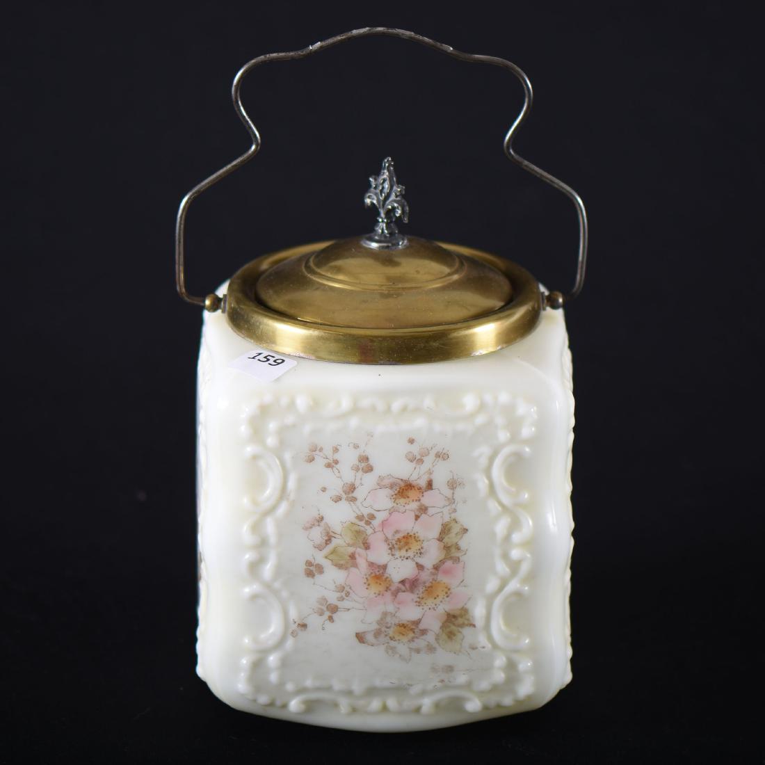 Biscuit Jar - Unmarked Wavecrest - 8" (1 of 2)