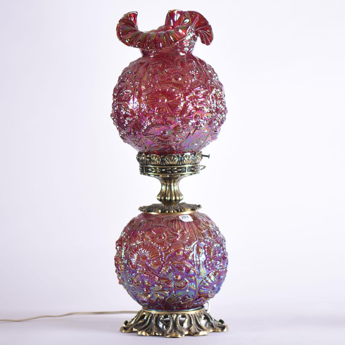 Table Lamp - Modern Carnival Glass - 22.5" - (1 of 3)