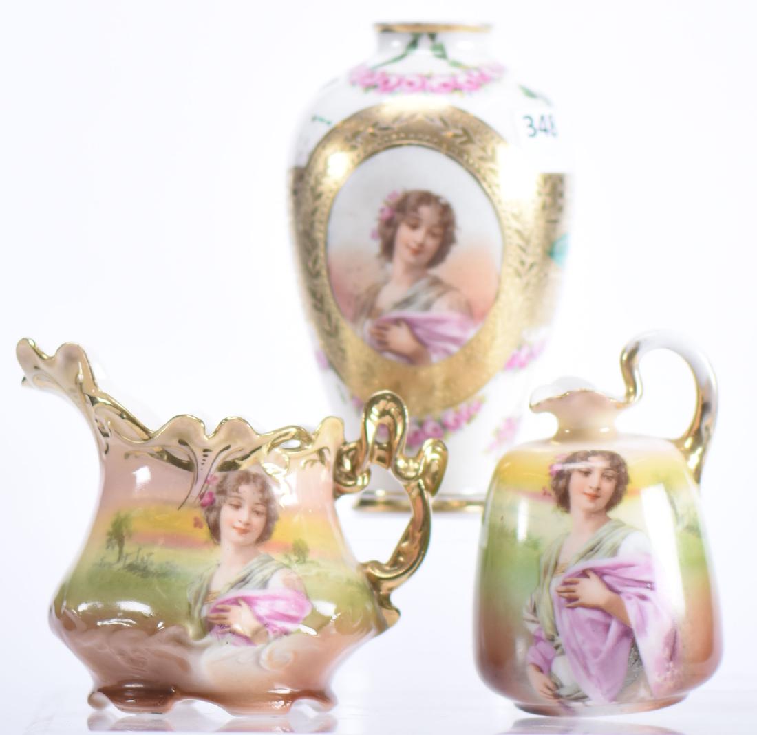 (3) Portrait Items - Royal Bayreuth, Blue Mark (1 of 2)