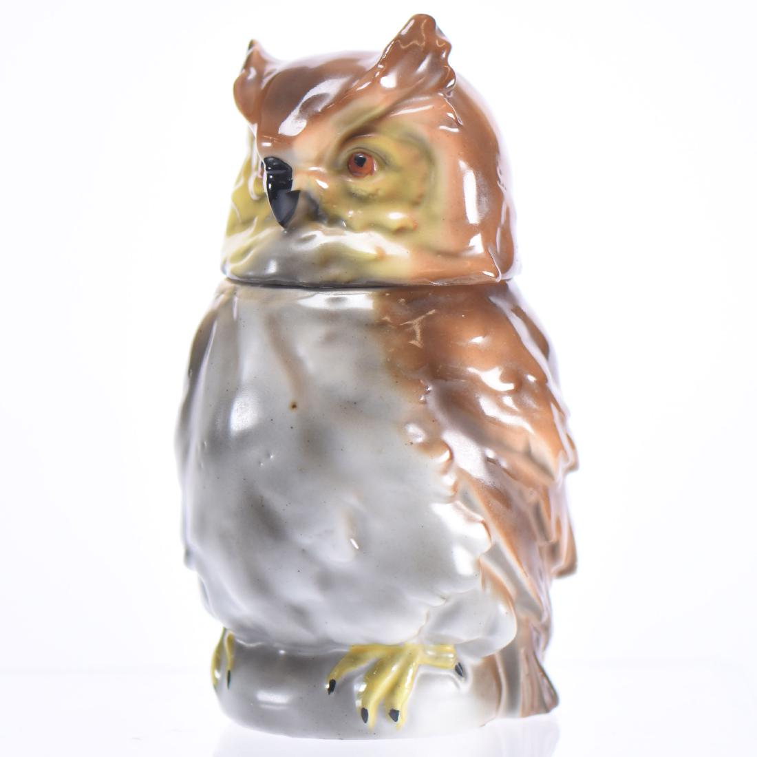 Figural Owl Humidor - Marked Germany - 6.75" (1 of 2)
