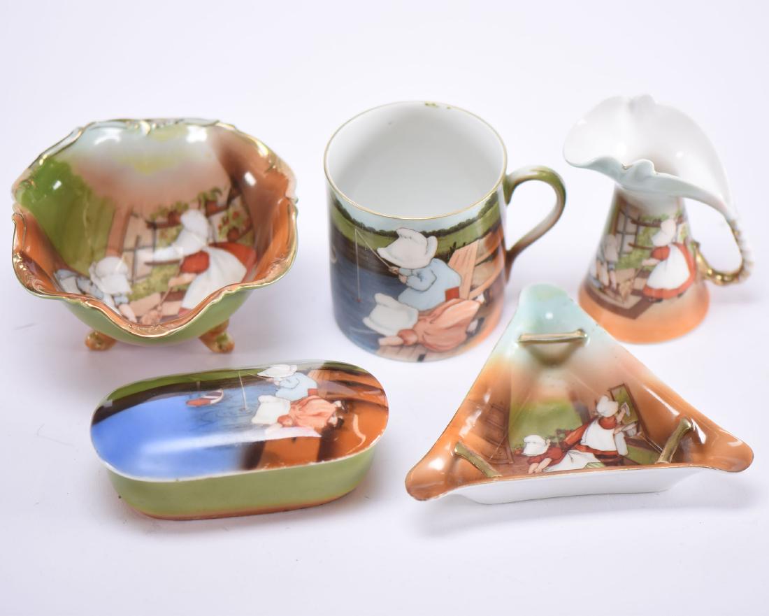 (5) Assorted Royal Bayreuth Sunbonnet Baby Items (1 of 2)