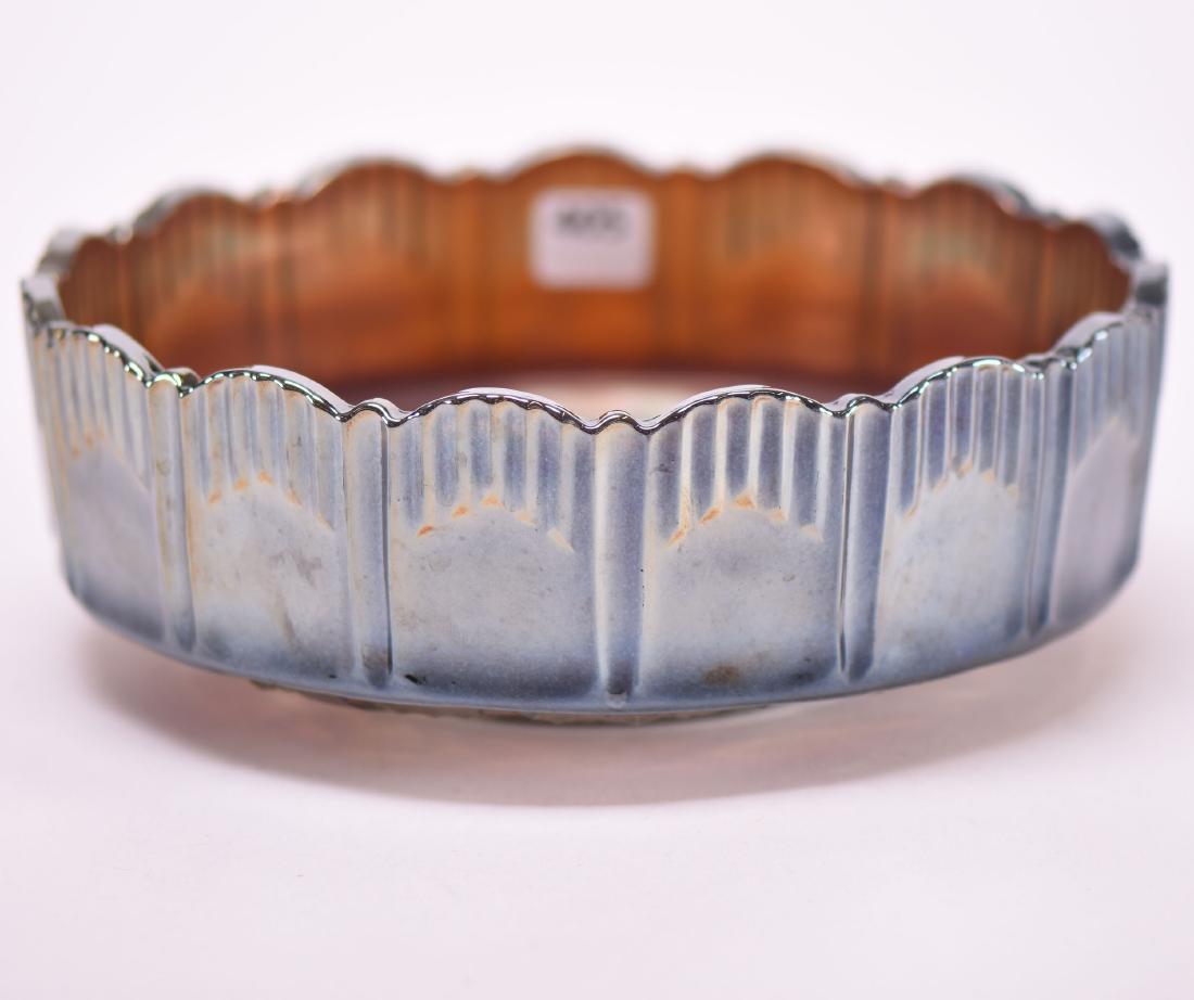 Bowl - Carnival Glass - 3" X 8.5" - (1 of 2)