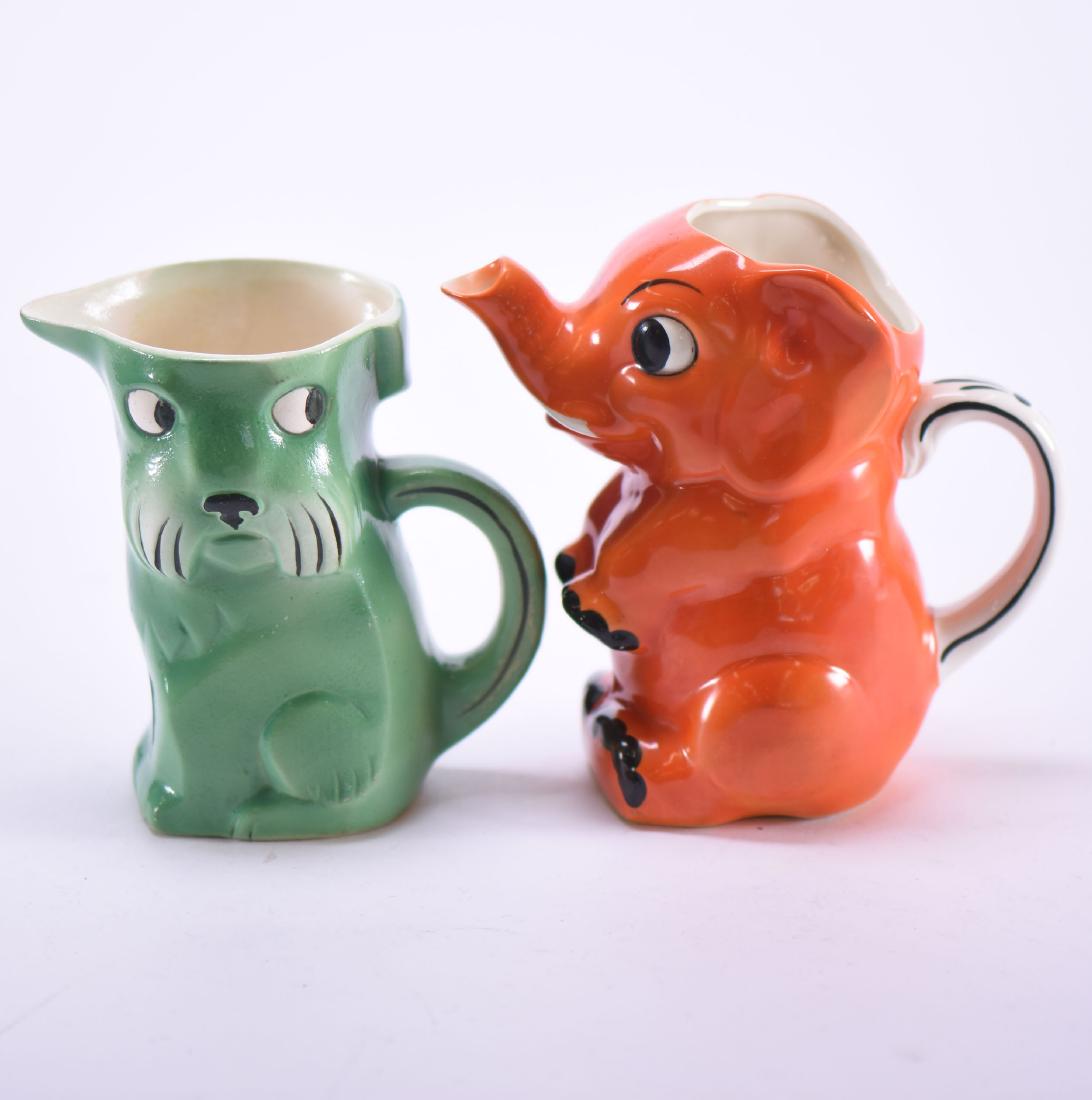 (2) Figural Creamers - Marked with Goebel Bee (1 of 3)