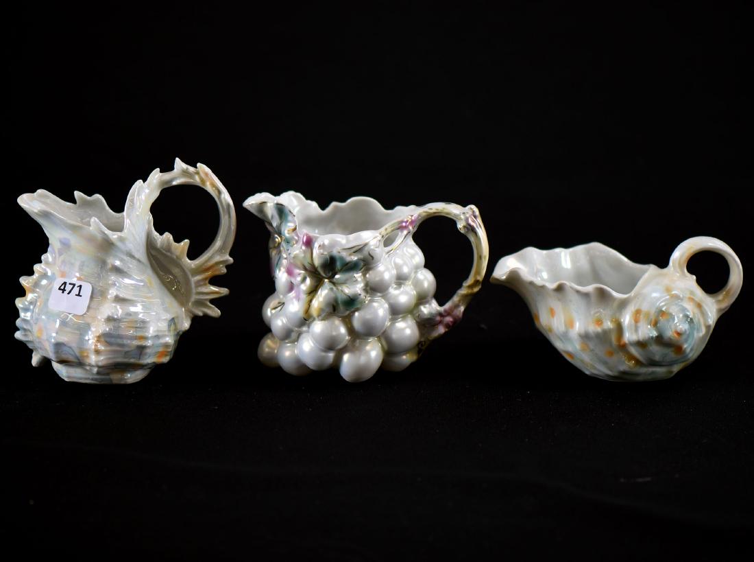 (3) Figural Creamers - Royal Bayreuth (1 of 2)