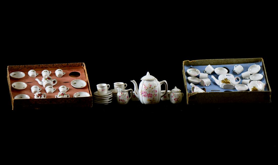 (3) Unmarked Germany Child's Tea Sets (1 of 4)