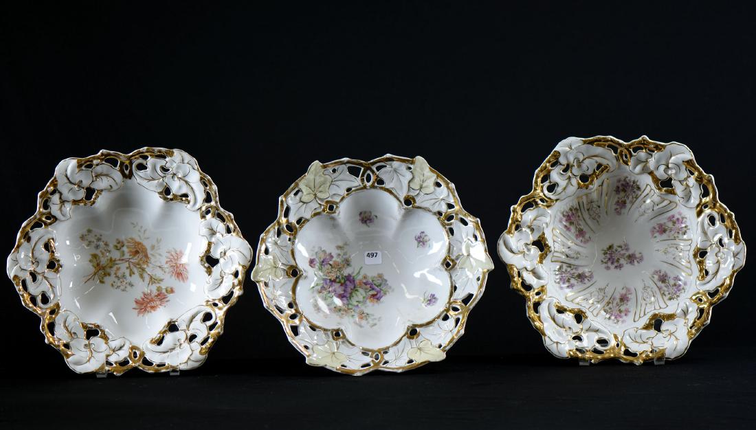 (3) C. T. Germany Bowls - 12.75" (1 of 8)