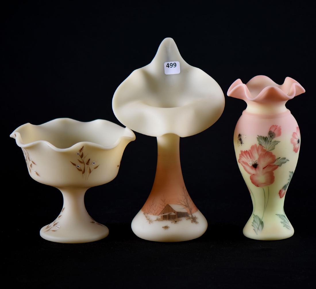 (3) Modern Fenton Art Glass Items (1 of 2)