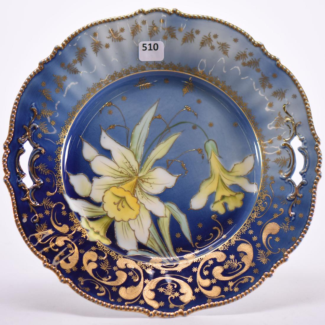 Cake Plate - Unmarked Prussia - 11" (1 of 2)