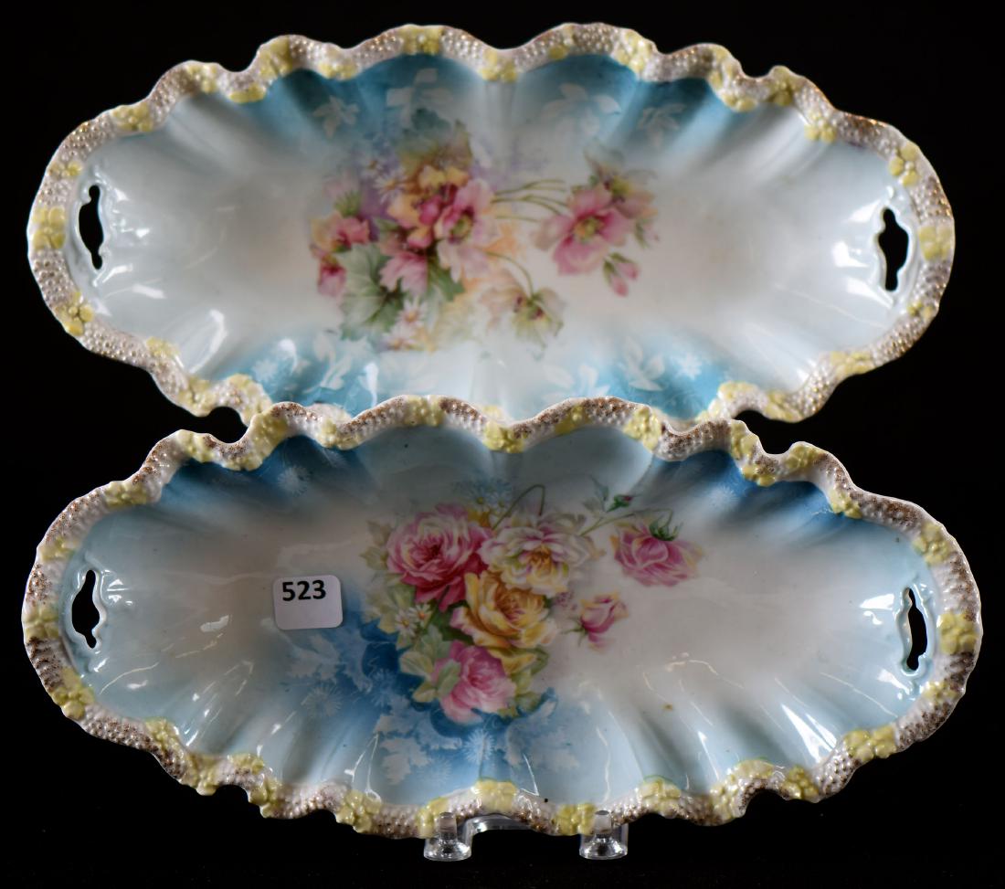 (2) Celery Trays - R.S.Prussia - 12.25" (1 of 2)