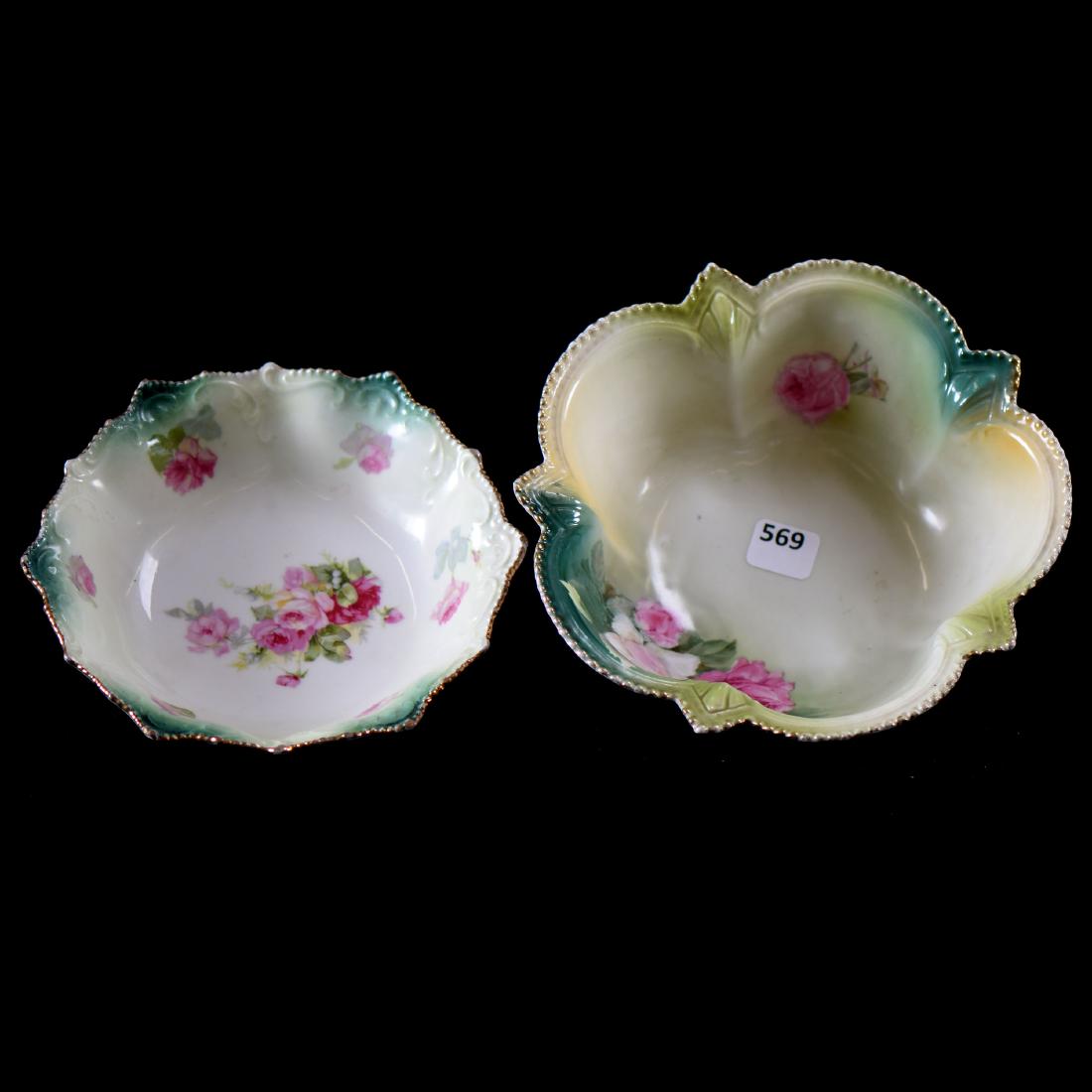 (2) Footed Bowls - R.S.Prussia (1 of 2)