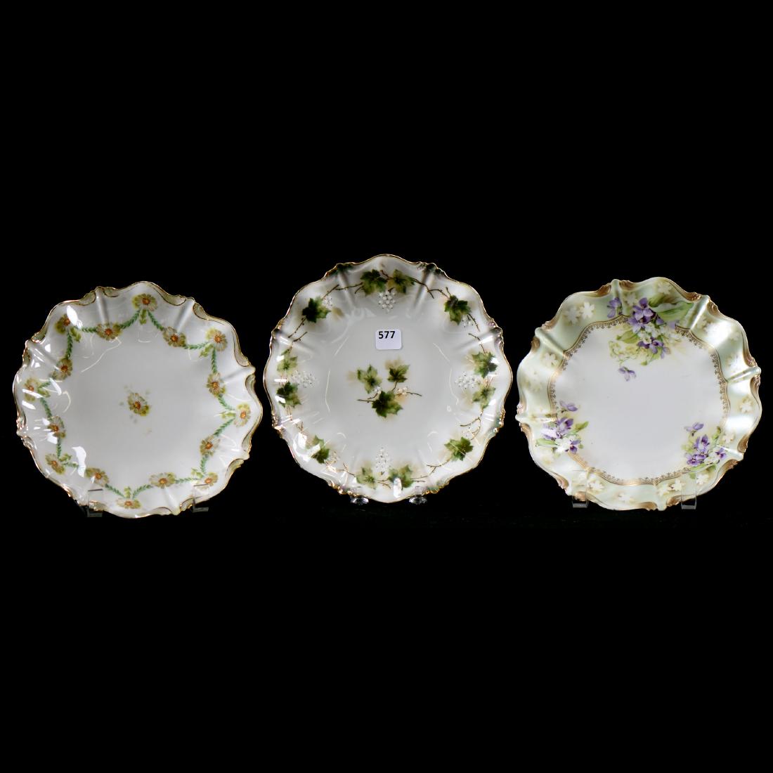 (3) Plates - R.S.Prussia - 8.5" (1 of 3)