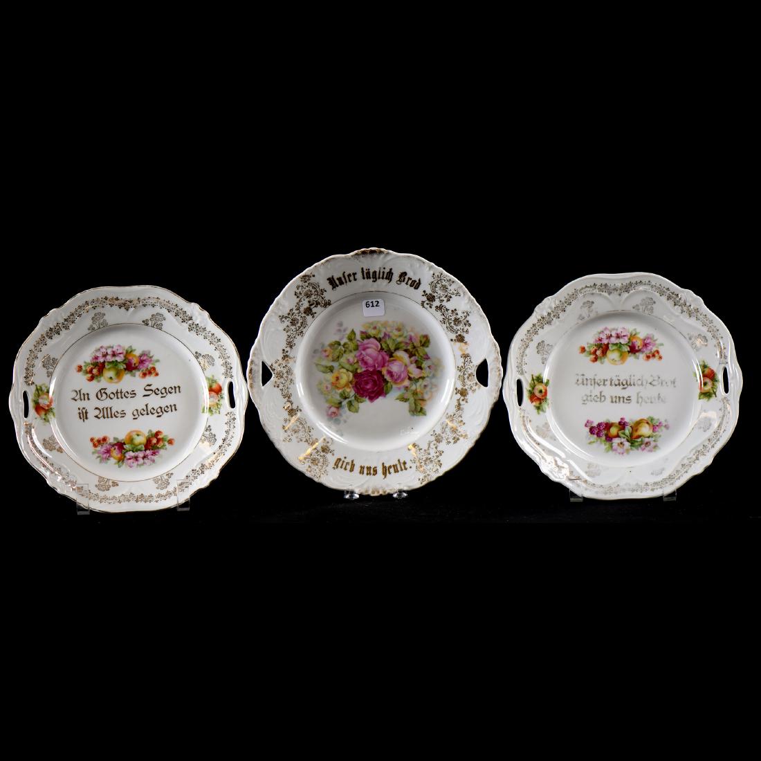 (3) Cake Plates - Bavaria - Approx. 10" (1 of 5)