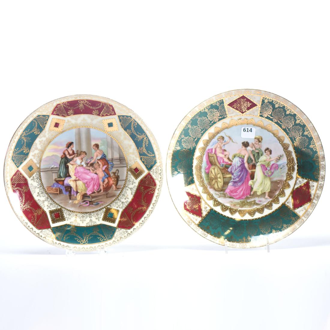 (2) Plates - Marked Beehive - 10" (1 of 4)