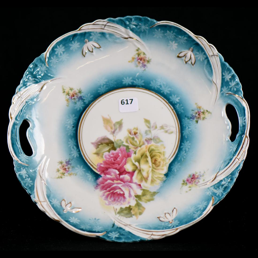 Cake Plate - Unmarked Prussia - 11" (1 of 2)