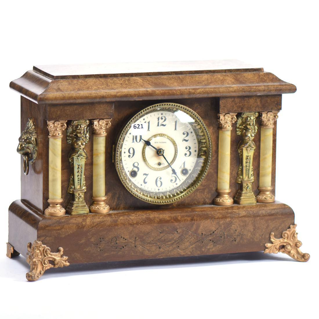 Mantel Clock - Seth Thomas - 11.5" X 17" (1 of 2)