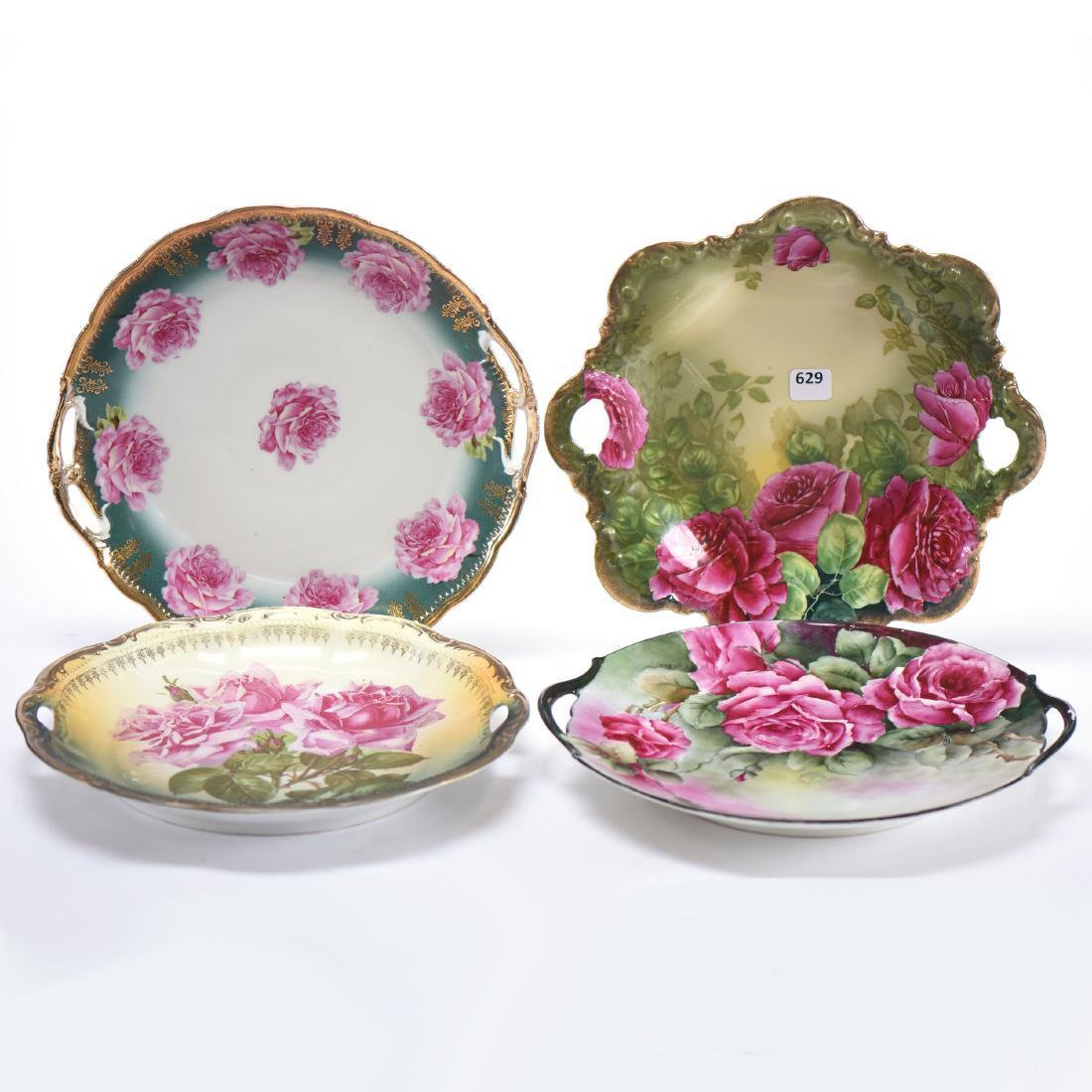 (4) Assorted Cake Plates - Bavaria/Austria/Etc. (1 of 4)