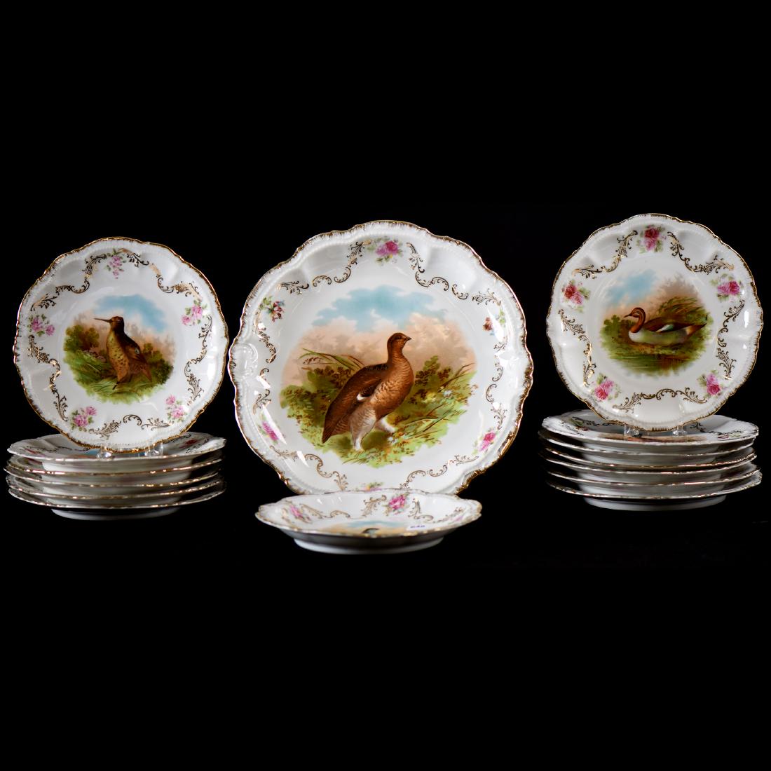 (15) Piece Game Set - Bavaria - 12.75" Platter (1 of 2)