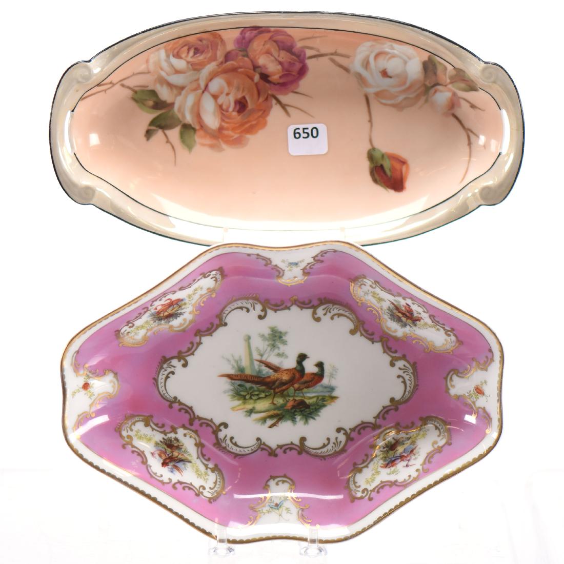 (2) Celery Trays -Prussia Style - Approx 10" (1 of 3)